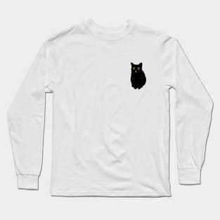 Black Cat Meme Long Sleeve T-Shirt